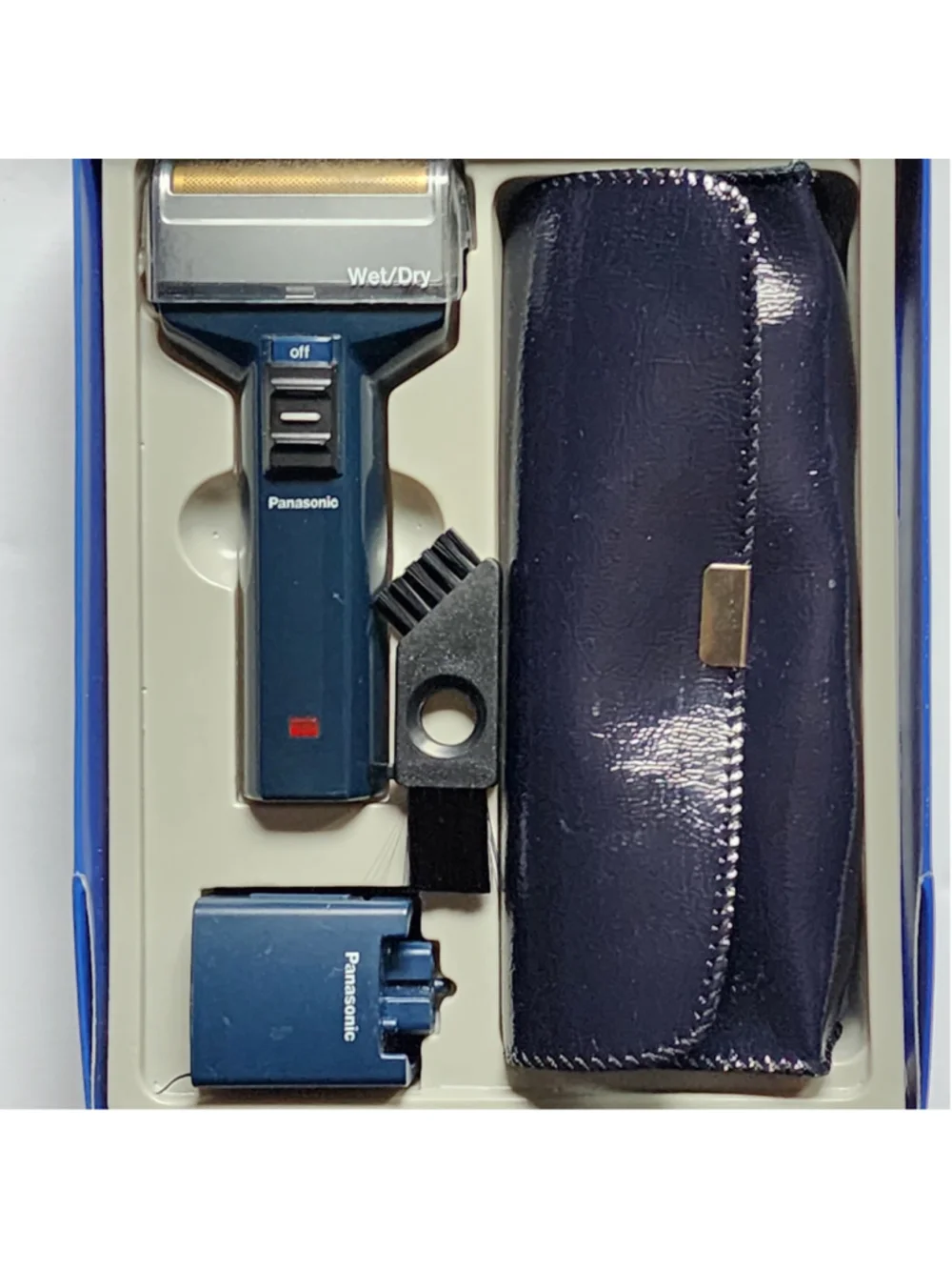 Vintage Panasonic Mr. Whisk Wet/Dry Shaver ES868 Complete Set Tested Works w/Box